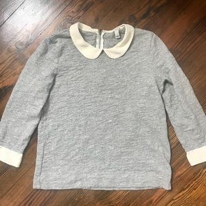 J Crew sweater with Peter Pan collar